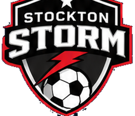 Stockton Storm FC Boys Blue crest